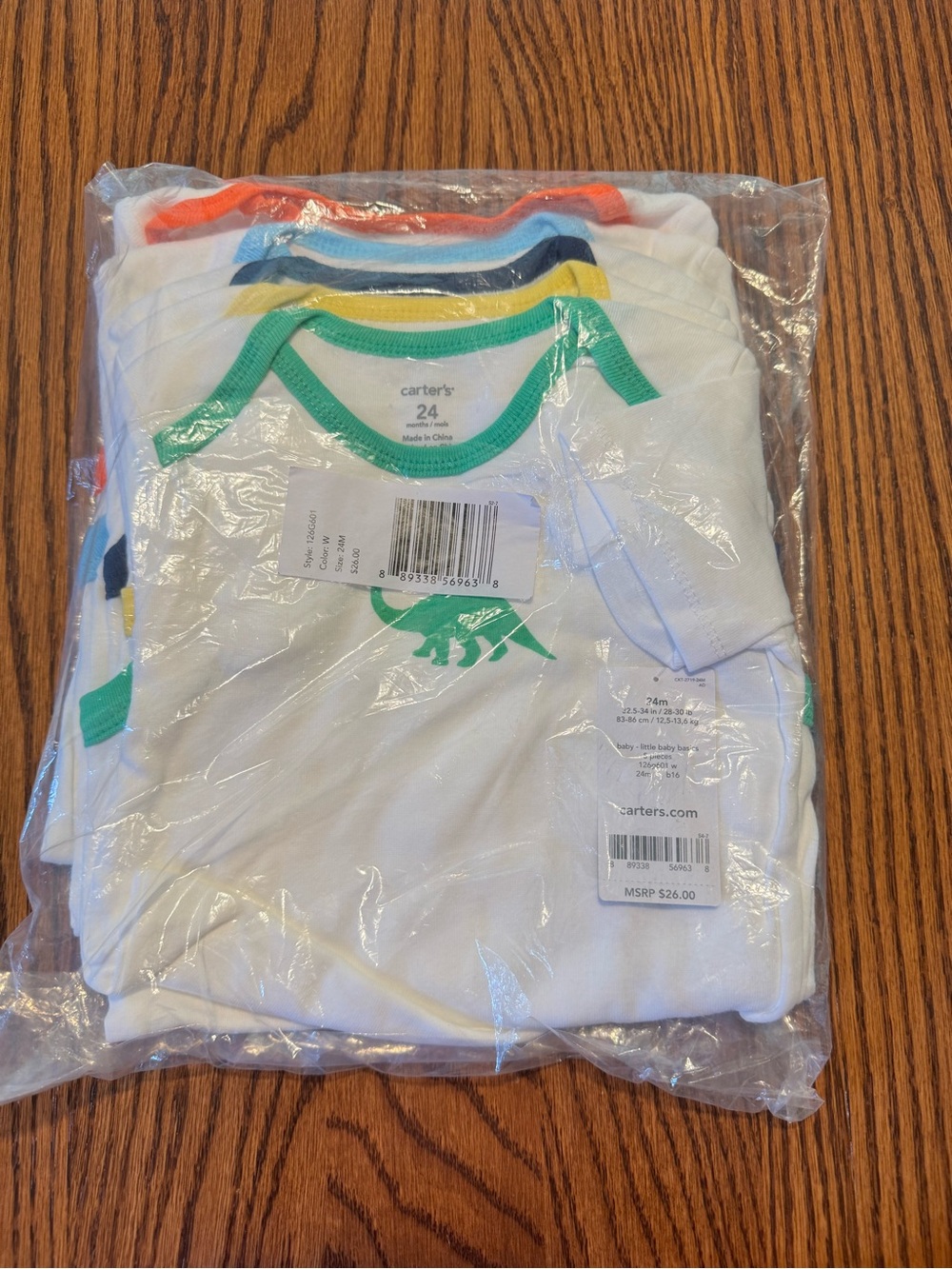 Carter's 5 piece set onesies 24mon